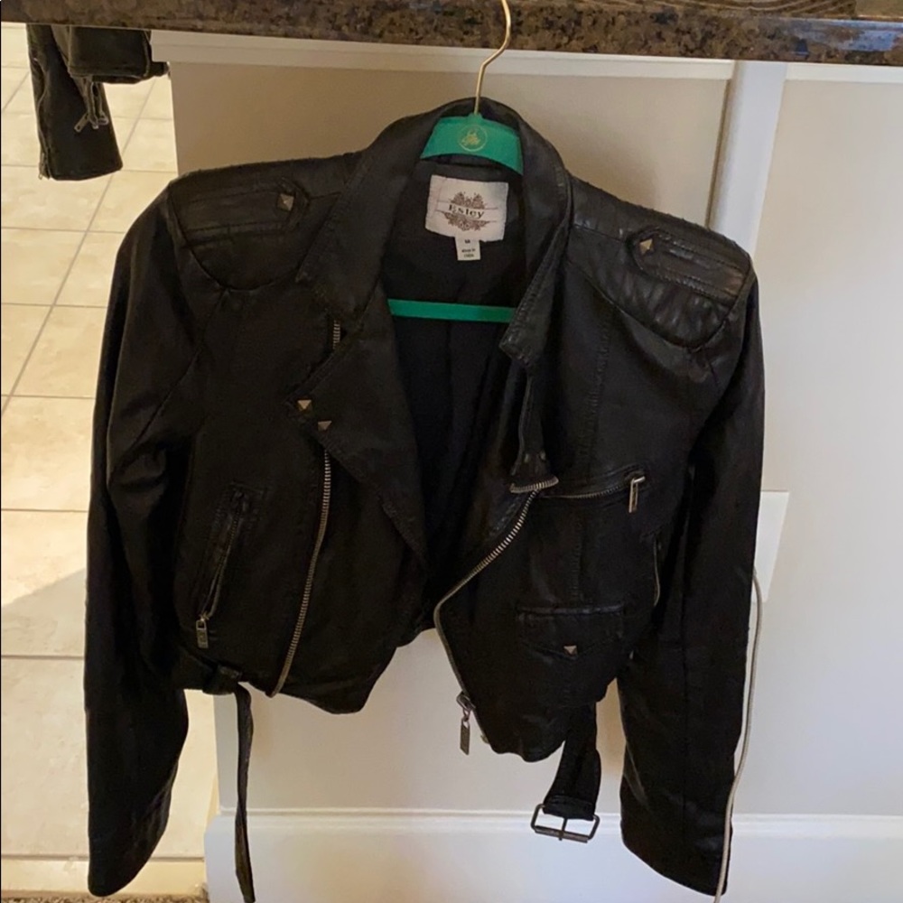 Esley faux leather jacket